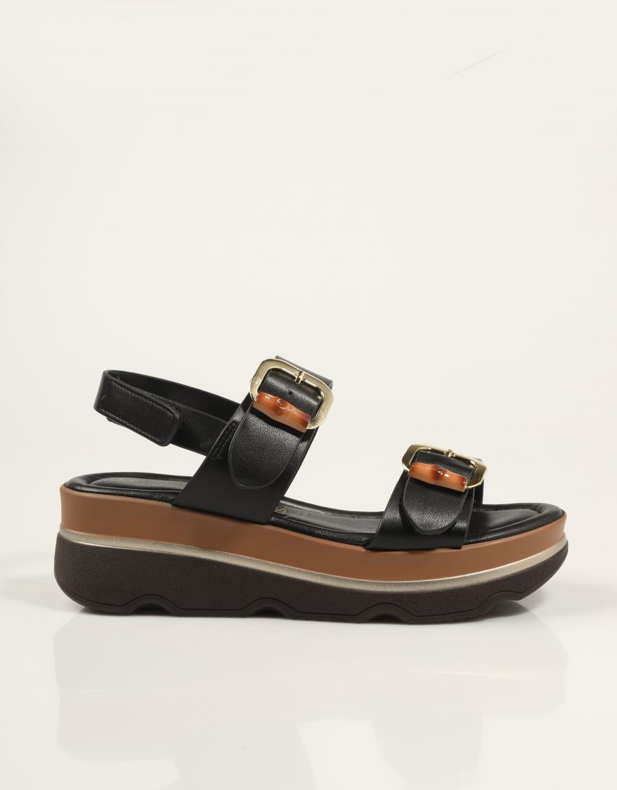 SANDALIAS DONNA 665950DM DEBORA en color Negro