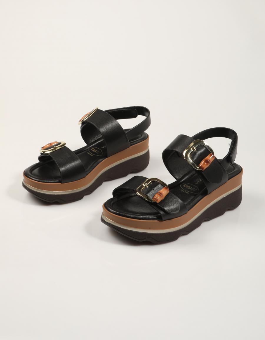 SANDALIAS DONNA 665950DM DEBORA en color Negro