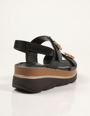 SANDALIAS DONNA 665950DM DEBORA en color Negro