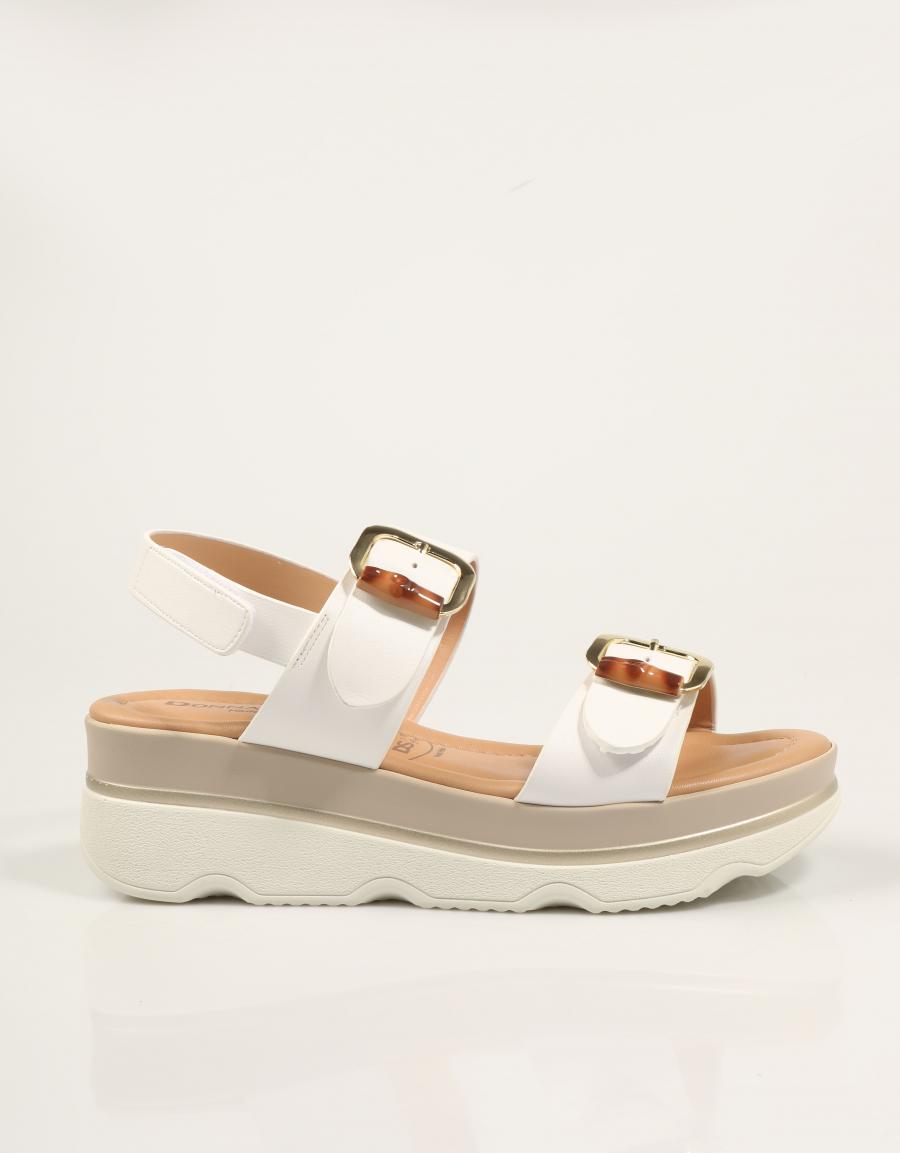 SANDALIAS DONNA 665950DM DEBORA en color Blanco