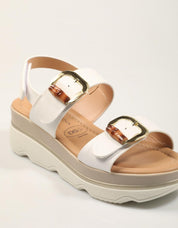SANDALIAS DONNA 665950DM DEBORA en color Blanco
