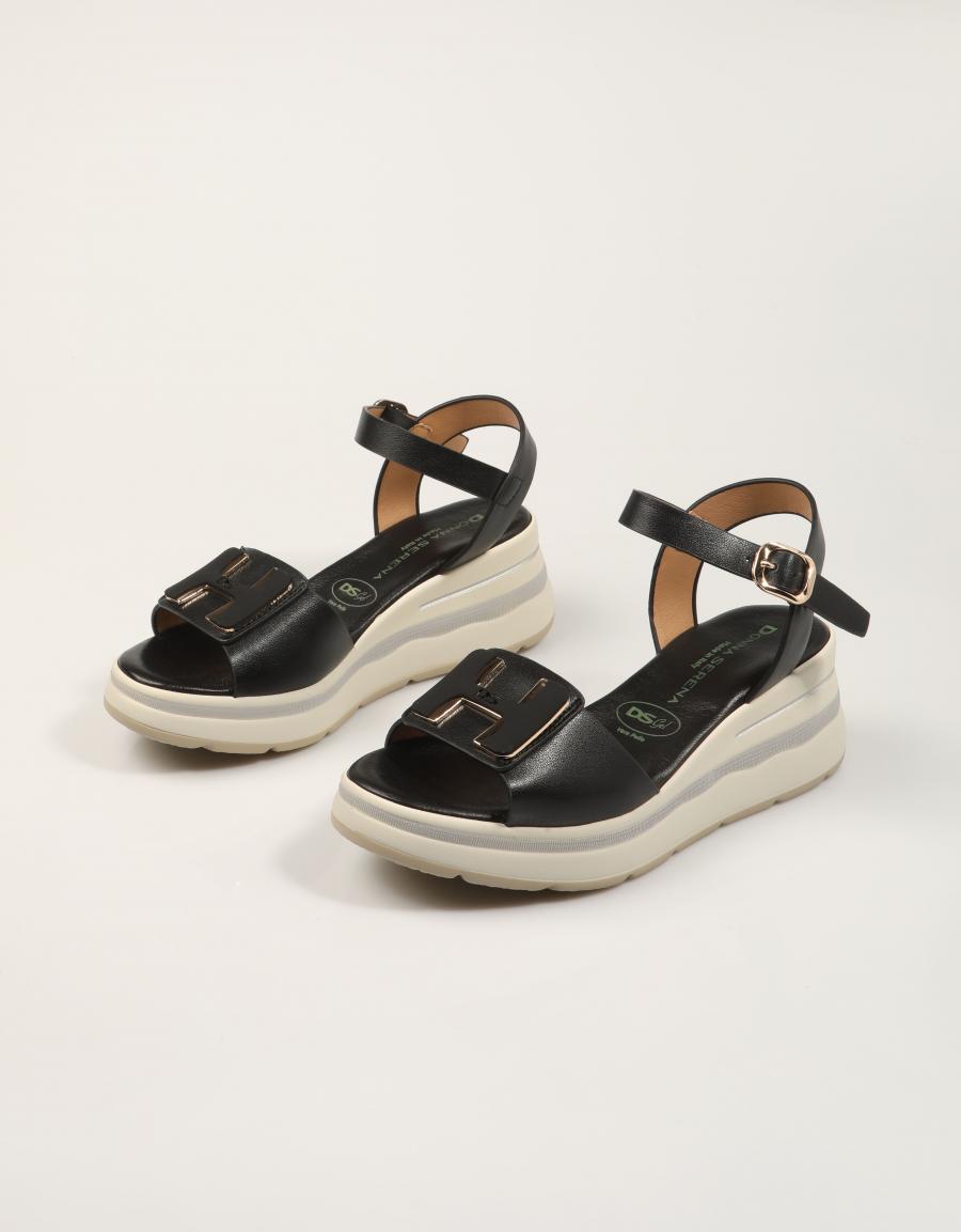 SANDALIAS DONNA 1H5996DM en color Negro