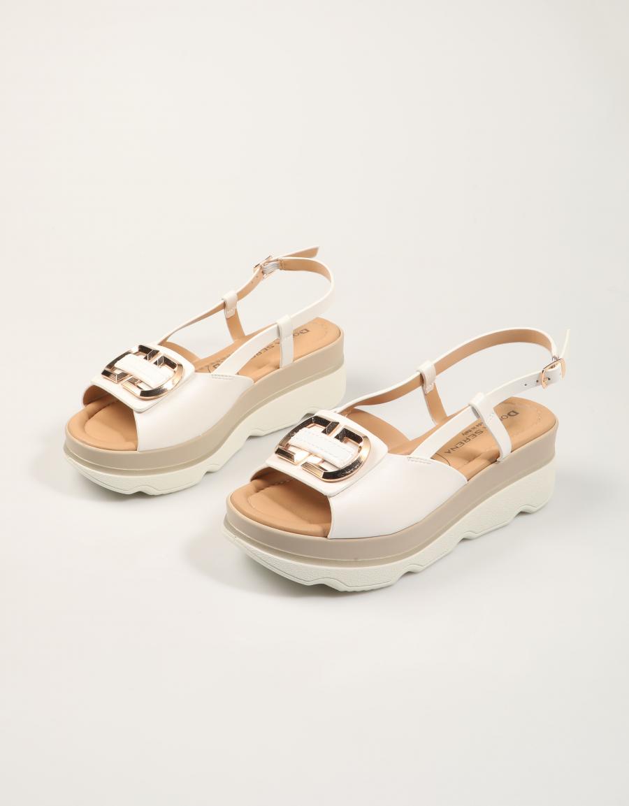 SANDALIAS DONNA 665968DM en color Blanco