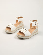 SANDALIAS DONNA 1H5996DM en color Blanco