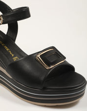 SANDALIAS DONNA 156077DM en color Negro