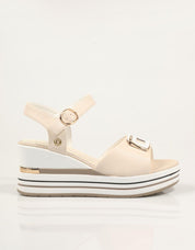 SANDALIAS DONNA 156077DM en color Hielo