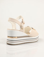 SANDALIAS DONNA 156077DM en color Hielo