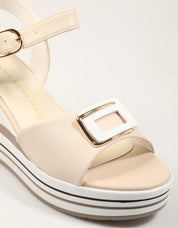 SANDALIAS DONNA 156077DM en color Hielo
