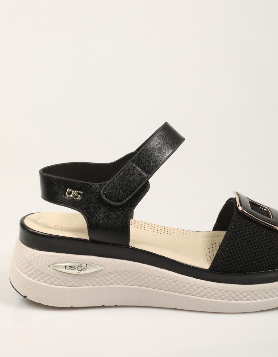 SANDALIAS DONNA 306080DM en color Negro