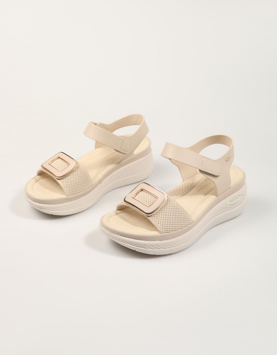 SANDALIAS DONNA 306080DM en color Beige