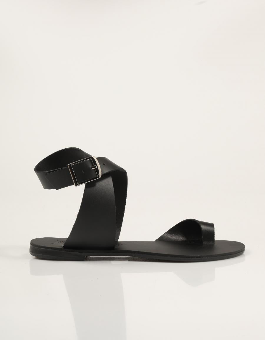 SANDALIAS NICOLAS LAINAS SANDALIA BLACK en color Negro