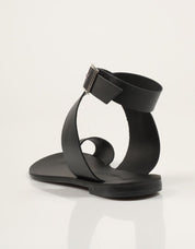 SANDALIAS NICOLAS LAINAS SANDALIA BLACK en color Negro