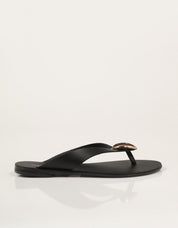 SANDALIAS NICOLAS LAINAS SANDALIA BLACK(GOLD) en color Negro
