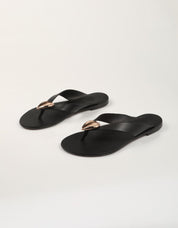 SANDALIAS NICOLAS LAINAS SANDALIA BLACK(GOLD) en color Negro