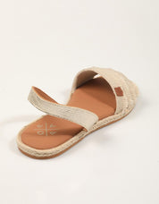SANDALIAS POPA JUNCAL FLECOS ORO MS38701 en color Oro