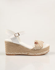 SANDALIAS POPA GARUA YUTE BLANCO CB48903 en color Blanco