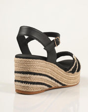 SANDALIAS POPA ALBANY CUERDA NEGRO CB47602 en color Negro