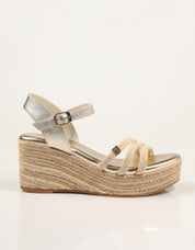 SANDALIAS POPA ALBANY CUERLAM ORO CB43601 en color Oro