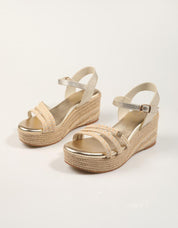 SANDALIAS POPA ALBANY CUERLAM ORO CB43601 en color Oro