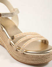 SANDALIAS POPA ALBANY CUERLAM ORO CB43601 en color Oro