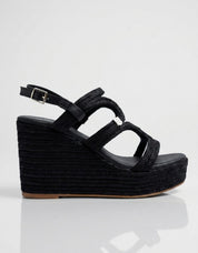 SANDALIAS POPA RIBERA CUERDA NEGRO CA38302 en color Negro