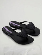 SANDALIAS IPANEMA SANDALIA CORAZON BLACK en color Negro