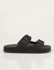 SANDALIAS CARTAGO PALA HEBILLAS BLACK en color Negro