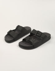 SANDALIAS CARTAGO PALA HEBILLAS BLACK en color Negro