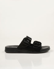 CHANCLAS IGOR HABANA BRILLO NEGRO en color Negro