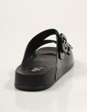 CHANCLAS IGOR HABANA BRILLO NEGRO en color Negro