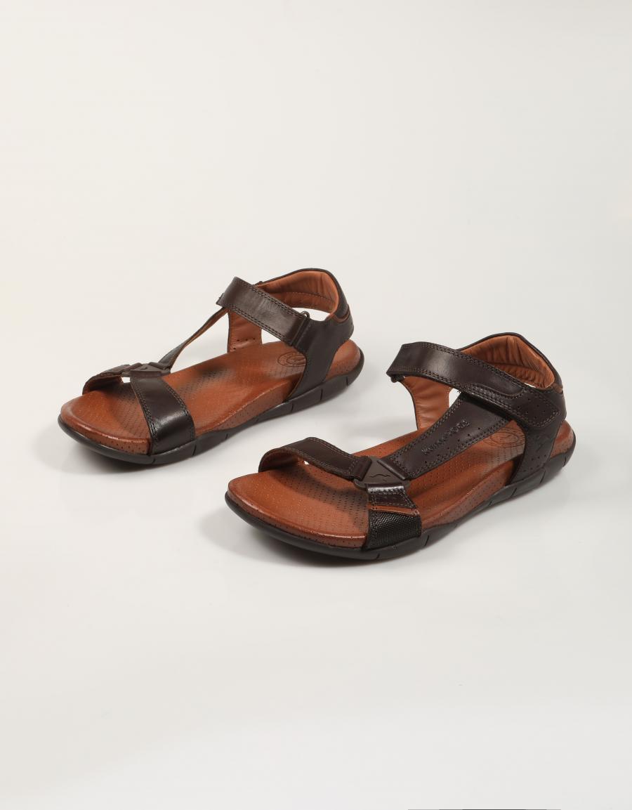 SANDALIAS KANGAROOS SANDALIA MARRON en color Marron