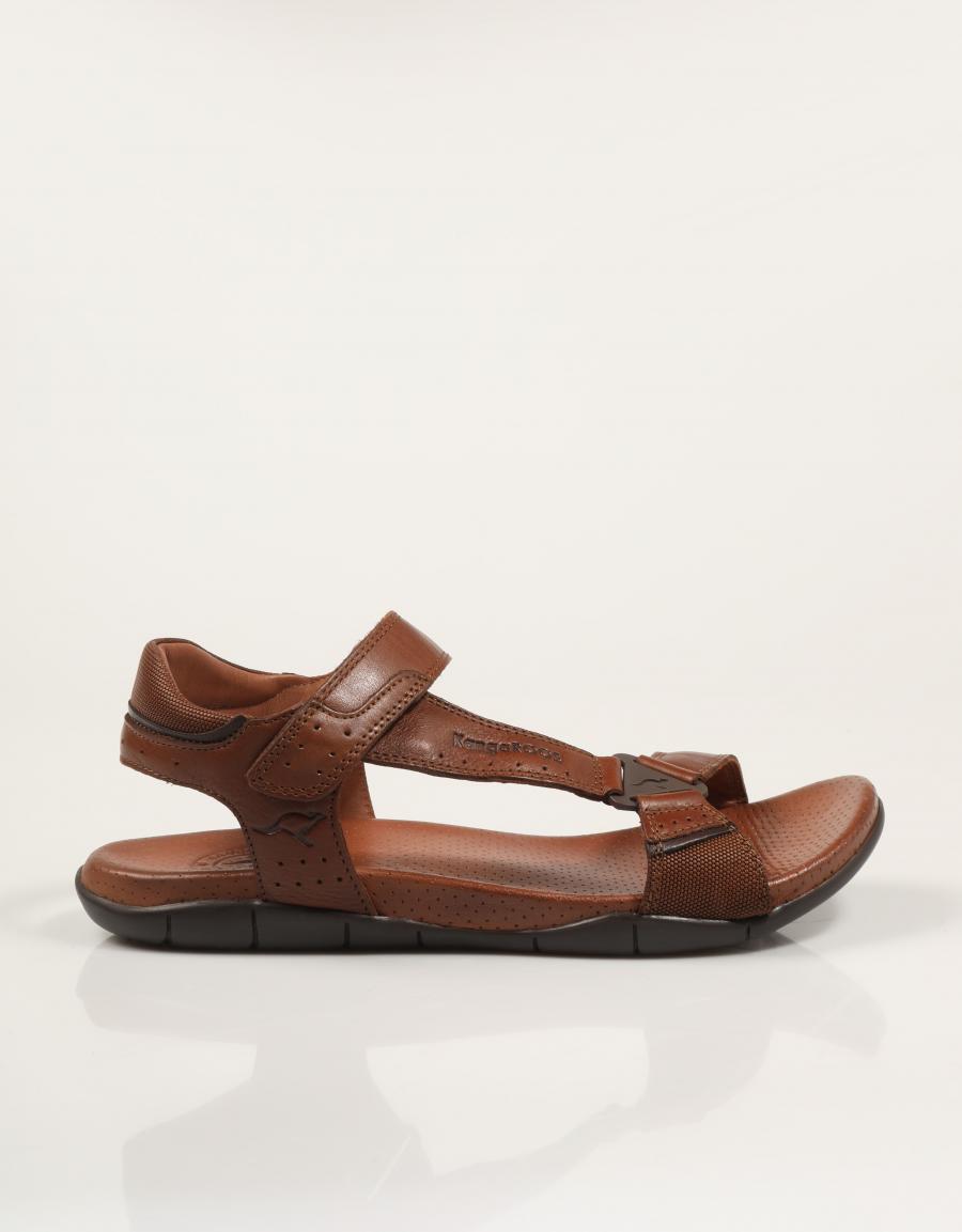 SANDALIAS KANGAROOS SANDALIA CUERO en color Cuero