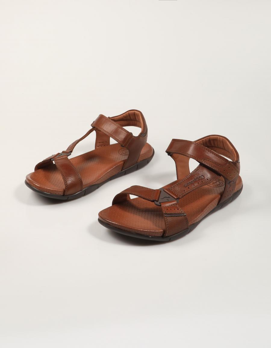 SANDALIAS KANGAROOS SANDALIA CUERO en color Cuero