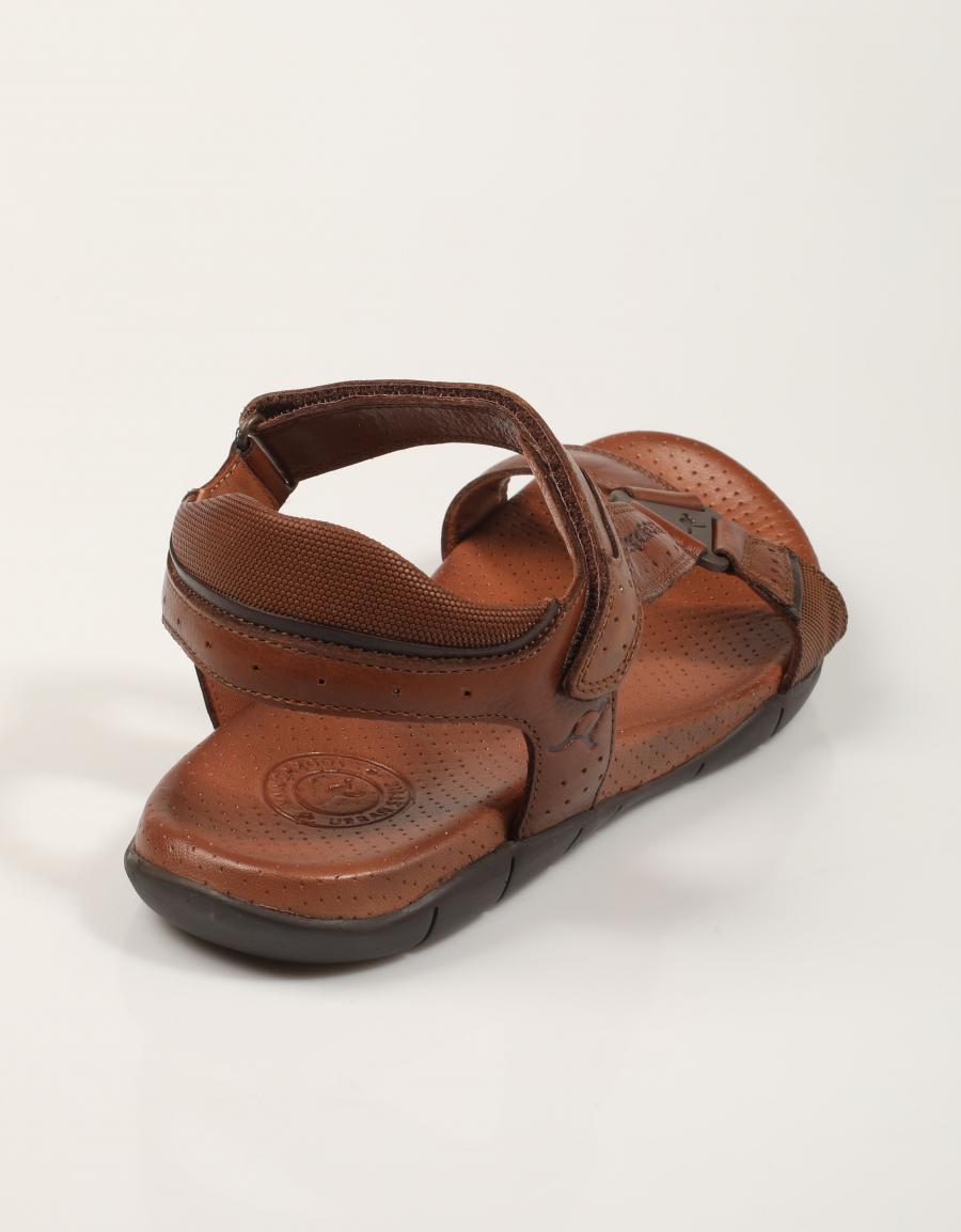 SANDALIAS KANGAROOS SANDALIA CUERO en color Cuero