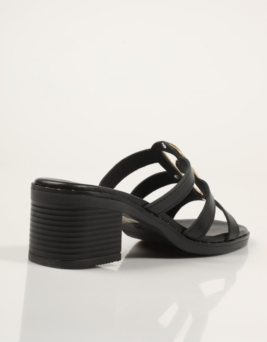 SANDALIAS REBECA HOPE YELI MAYRA NEGRO en color Negro