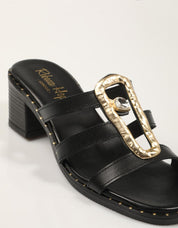 SANDALIAS REBECA HOPE YELI MAYRA NEGRO en color Negro