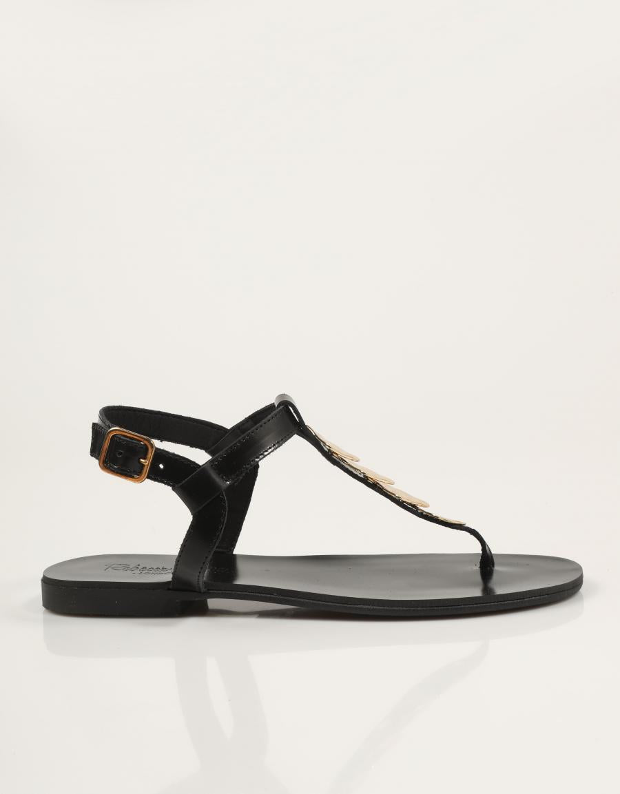 SANDALIAS REBECA HOPE YUTA ANTIC NEGRO en color Negro