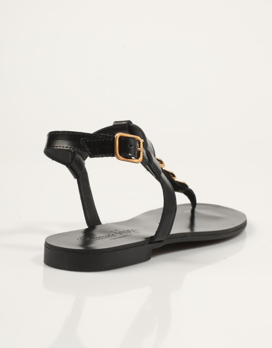 SANDALIAS REBECA HOPE YUTA ANTIC NEGRO en color Negro