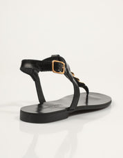 SANDALIAS REBECA HOPE YUTA ANTIC NEGRO en color Negro