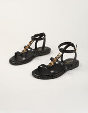 SANDALIAS REBECA HOPE ALDORA MAYRA NEGRO en color Negro