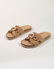 BIOS REBECA HOPE MASI SERRAJE ARENA en color Beige