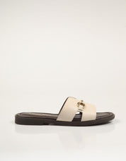 SANDALIAS REBECA HOPE LAYNA WILLER LATTE en color Hielo