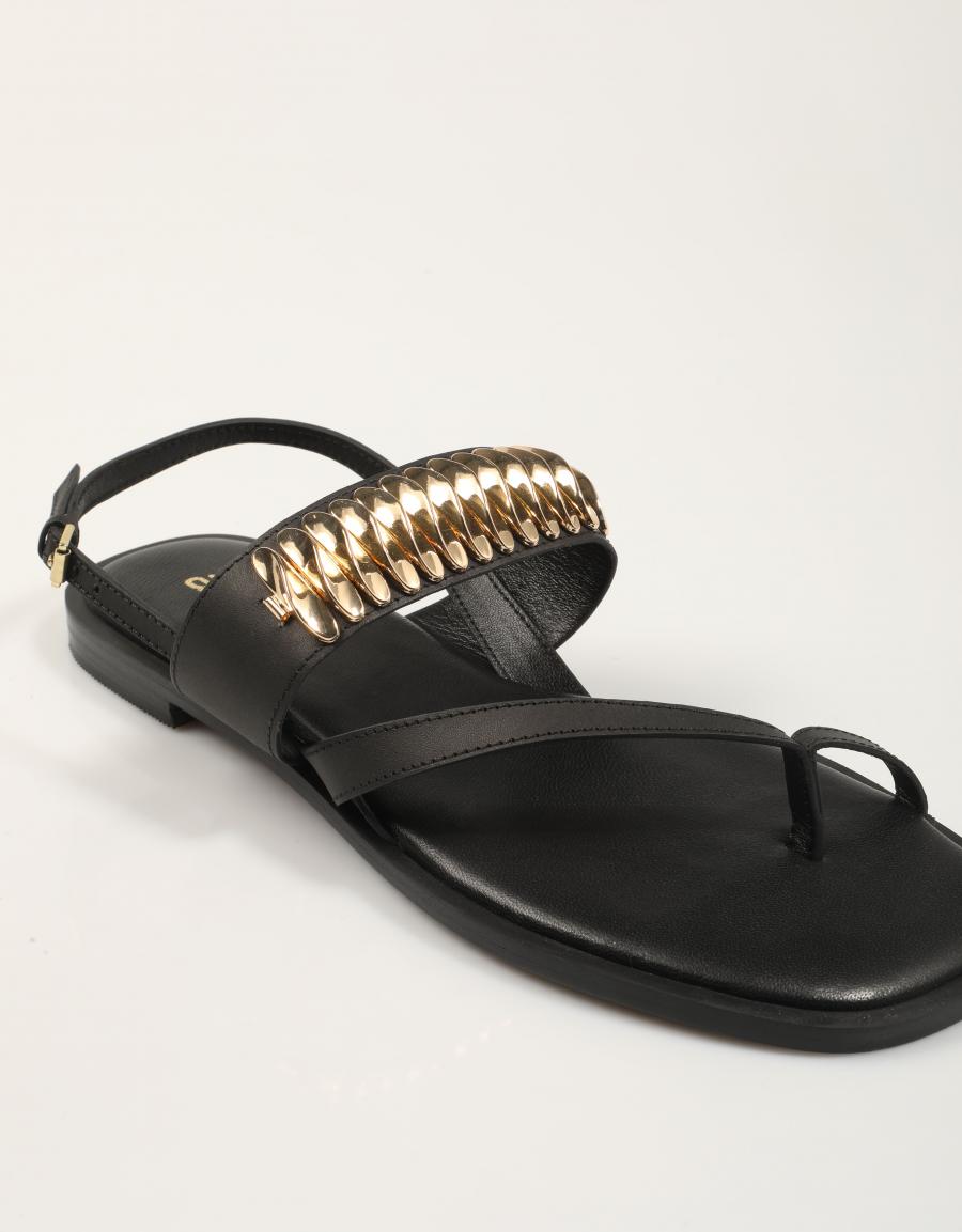 SANDALIAS AN-SE SANDALIA CHAPA BLACK en color Negro