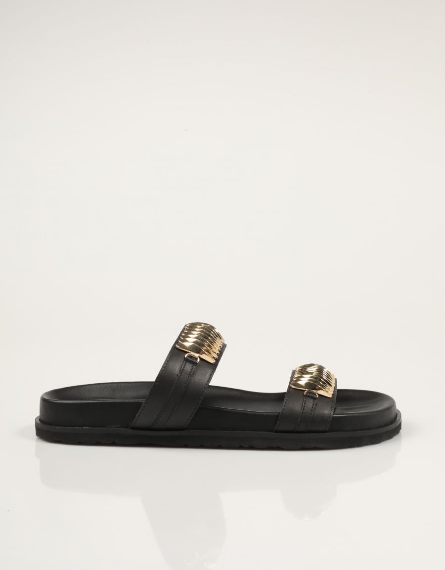 SANDALIAS AN-SE BIO CHAPA BLACK en color Negro