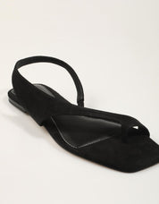 SANDALIAS AN-SE SANDALIA DEDO BLACK en color Negro