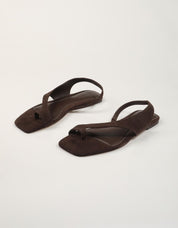 SANDALIAS AN-SE SANDALIA DEDO ESPRESSO en color Marron