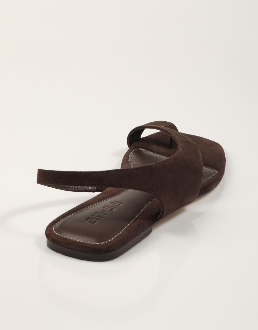 SANDALIAS AN-SE SANDALIA DEDO ESPRESSO en color Marron