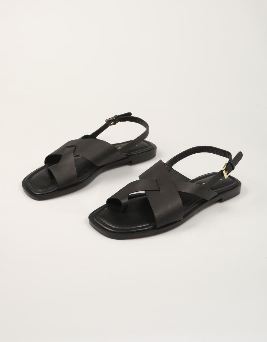 SANDALIAS AN-SE SANDALIA DEDO BLACK en color Negro