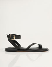 SANDALIAS AN-SE SANDALIA DEDO BLACK en color Negro