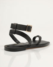 SANDALIAS AN-SE SANDALIA DEDO BLACK en color Negro